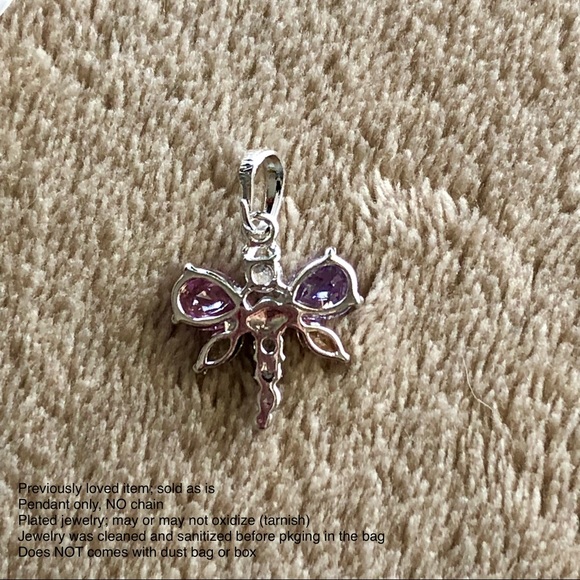 ✨2/$15✨ Pendant: Pendant with Multi-Color Stones, 2 cm 🛍 Bundle Me! - Picture 5 of 12